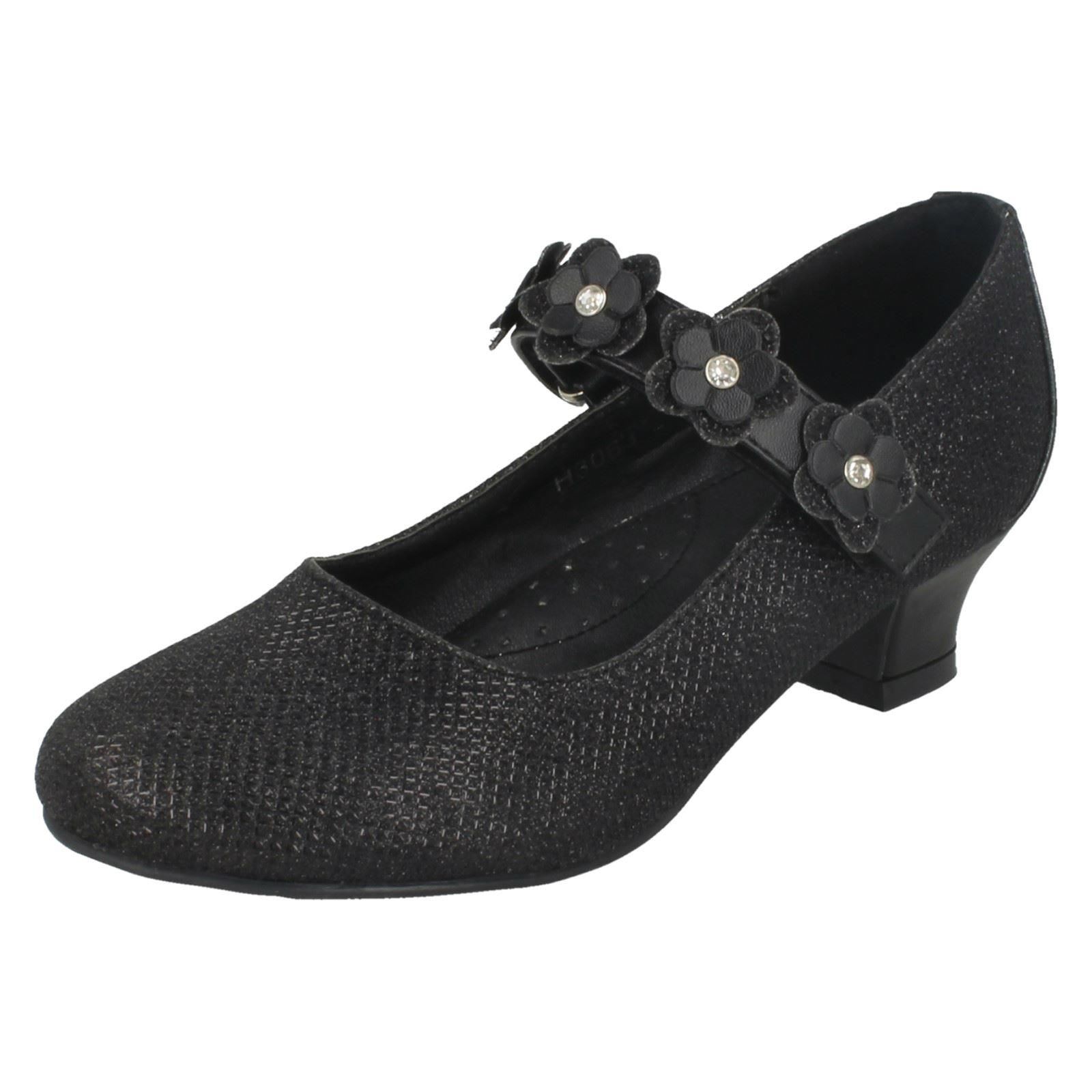 Ragazze Glitterato Tacco Medio Festa Scarpe