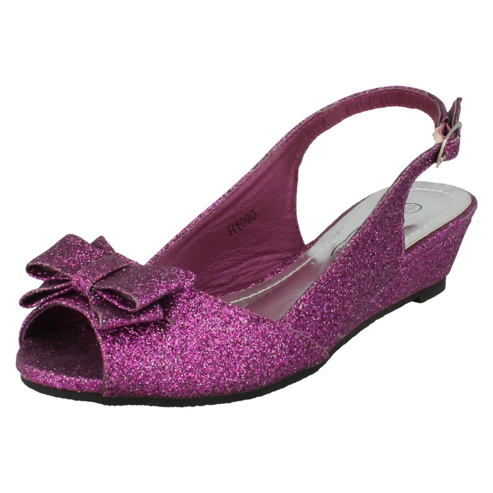 Ragazze Medio Aperta Dietro Sandalo con zeppa