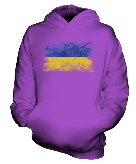 Ucrania Bandera Apenada Infantil Top con Capucha Ukraina Fútbol Camisa Regalo - Imagen 13 de 14