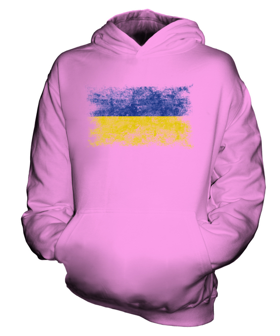 Ucrania Bandera Apenada Infantil Top con Capucha Ukraina Fútbol Camisa Regalo - Imagen 14 de 14