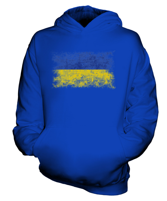 Ucrania Bandera Apenada Infantil Top con Capucha Ukraina Fútbol Camisa Regalo - Imagen 12 de 14
