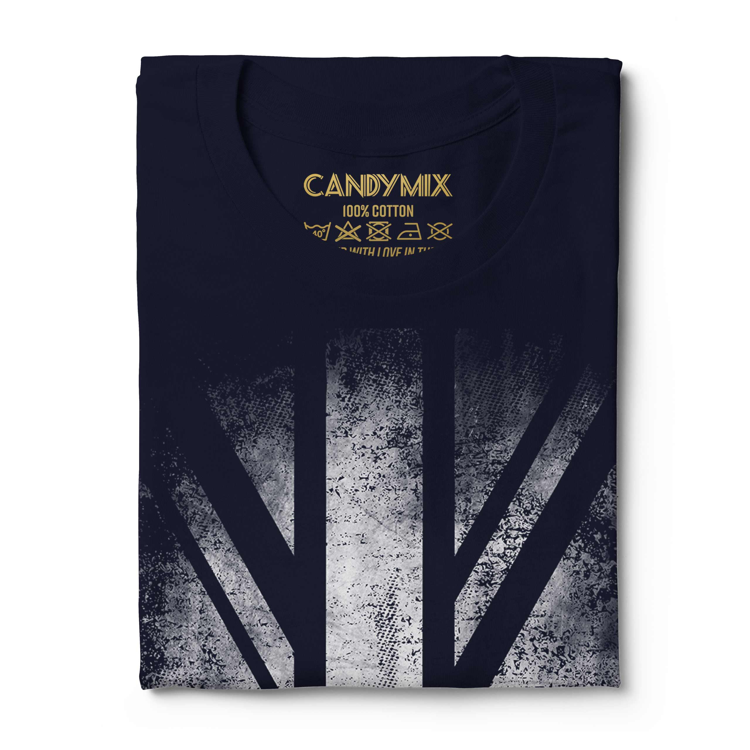 South Africano Union Jack - T-Shirt - UK Bandiera Africa Cape Town