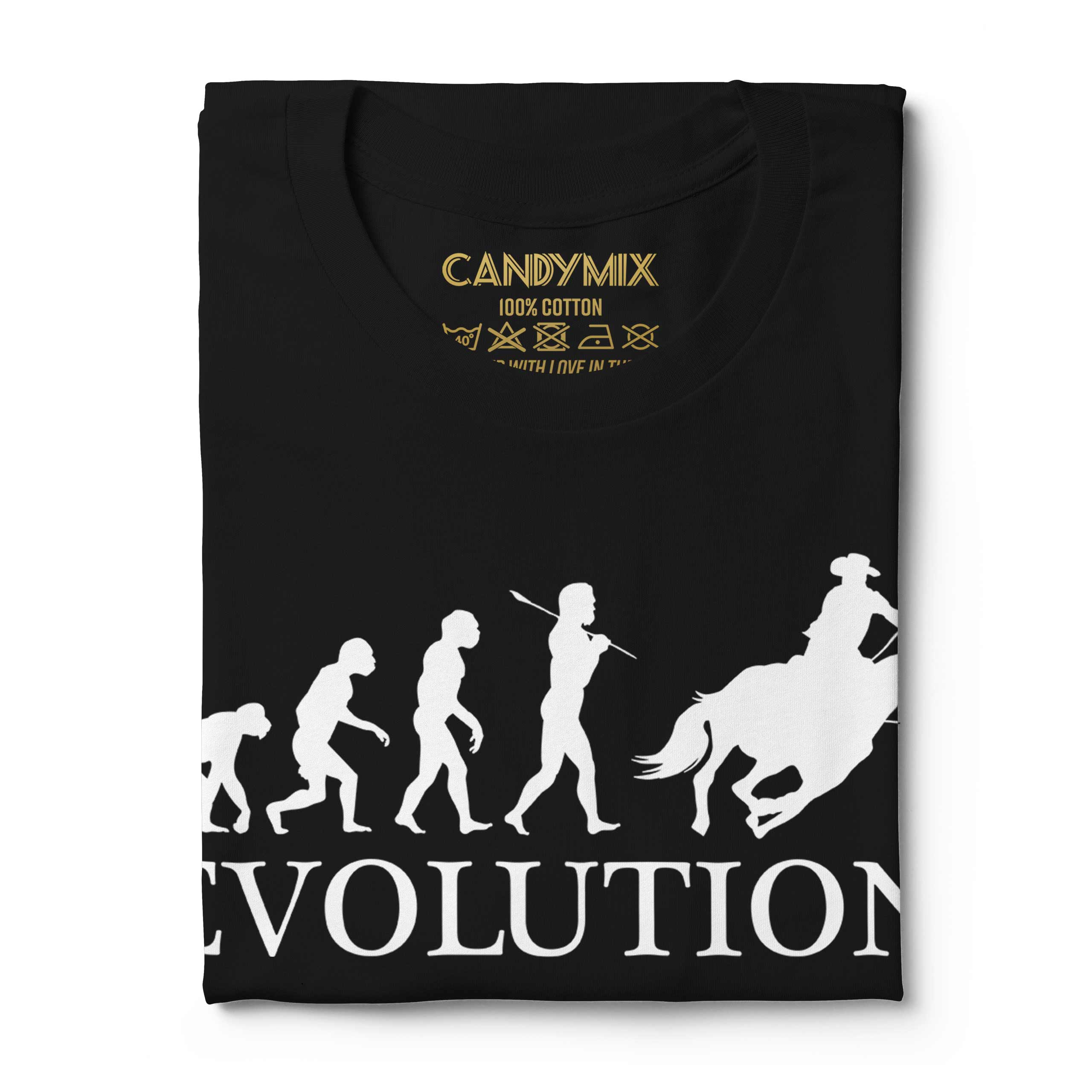 Vaquero Evolution Of Man Niños Camiseta Top Regalo Ropa Divertido - Imagen 10 de 16