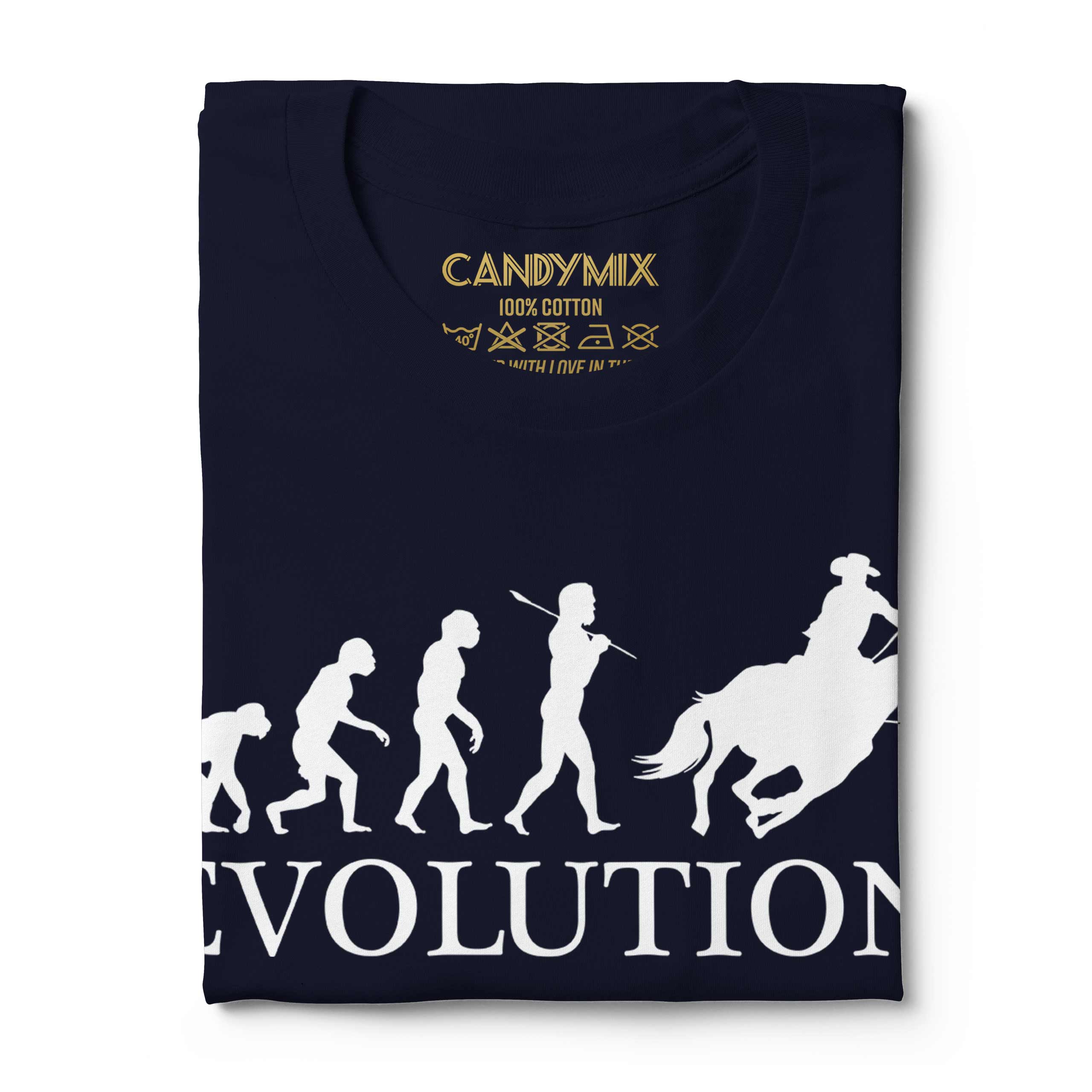 Vaquero Evolution Of Man Niños Camiseta Top Regalo Ropa Divertido - Imagen 15 de 16