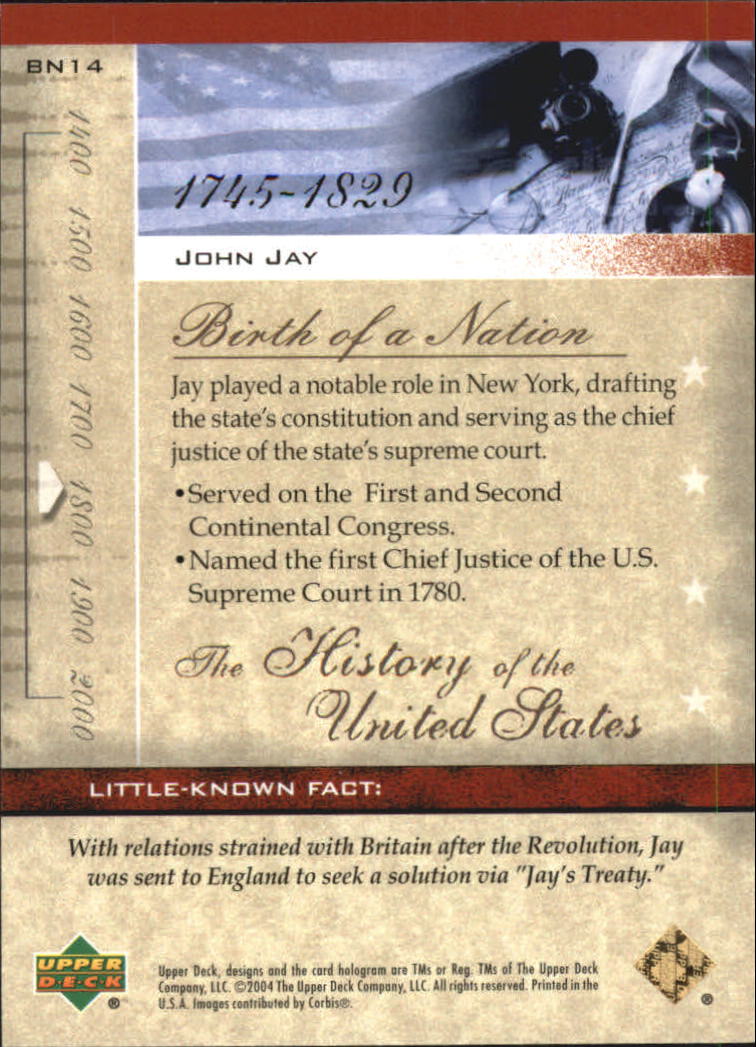 B0769- 2004 History of the United States Cards G1 -You Pick- 10+ FREE US SHIP - Picture 27 of 295