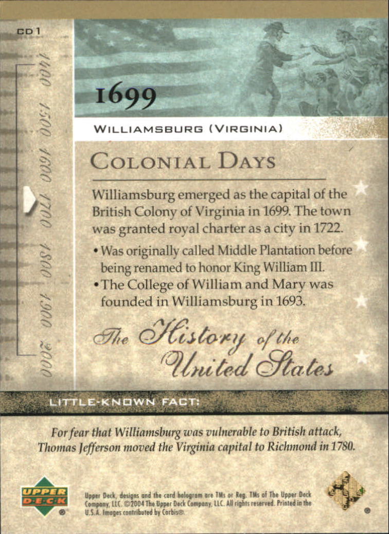 B0769- 2004 History of the United States Cards G1 -You Pick- 10+ FREE US SHIP - Picture 31 of 295