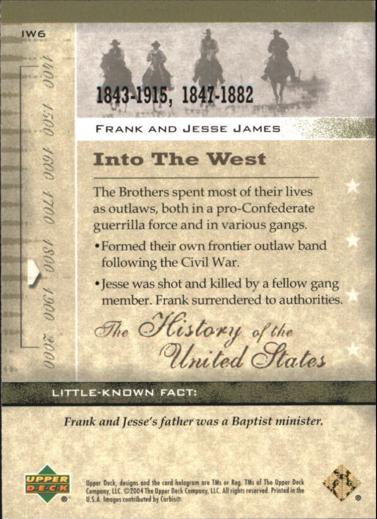 B0769- 2004 History of the United States Cards G1 -You Pick- 10+ FREE US SHIP - Picture 277 of 295