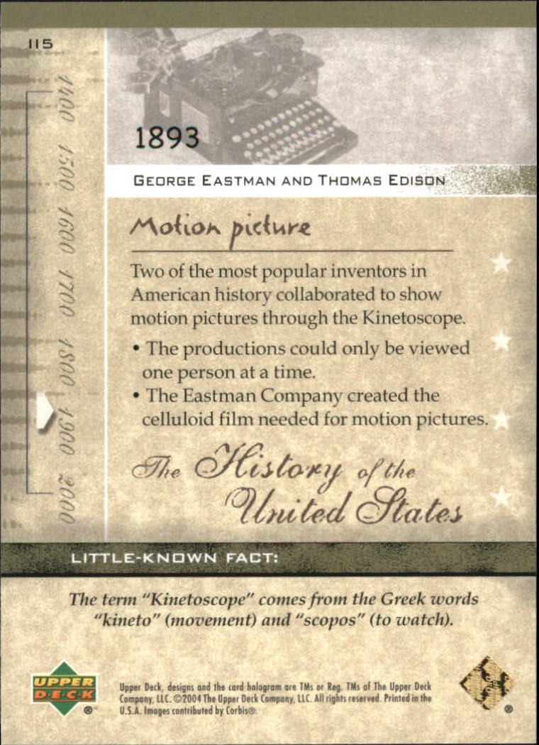 B0769- 2004 History of the United States Cards G1 -You Pick- 10+ FREE US SHIP - Picture 179 of 295