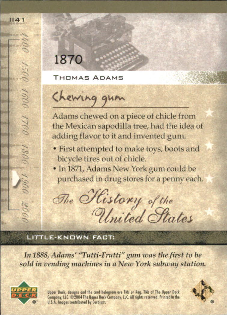 B0769- 2004 History of the United States Cards G1 -You Pick- 10+ FREE US SHIP - Picture 249 of 295
