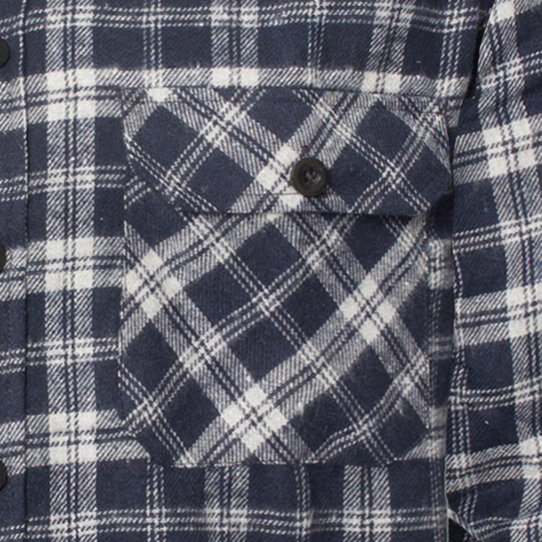 TB Ropa Hombre Camisas De Trabajo De Algod/ón Cepillado Lumberjack Franela De Manga Larga Check Camisa Tejido Material Libre P /& P