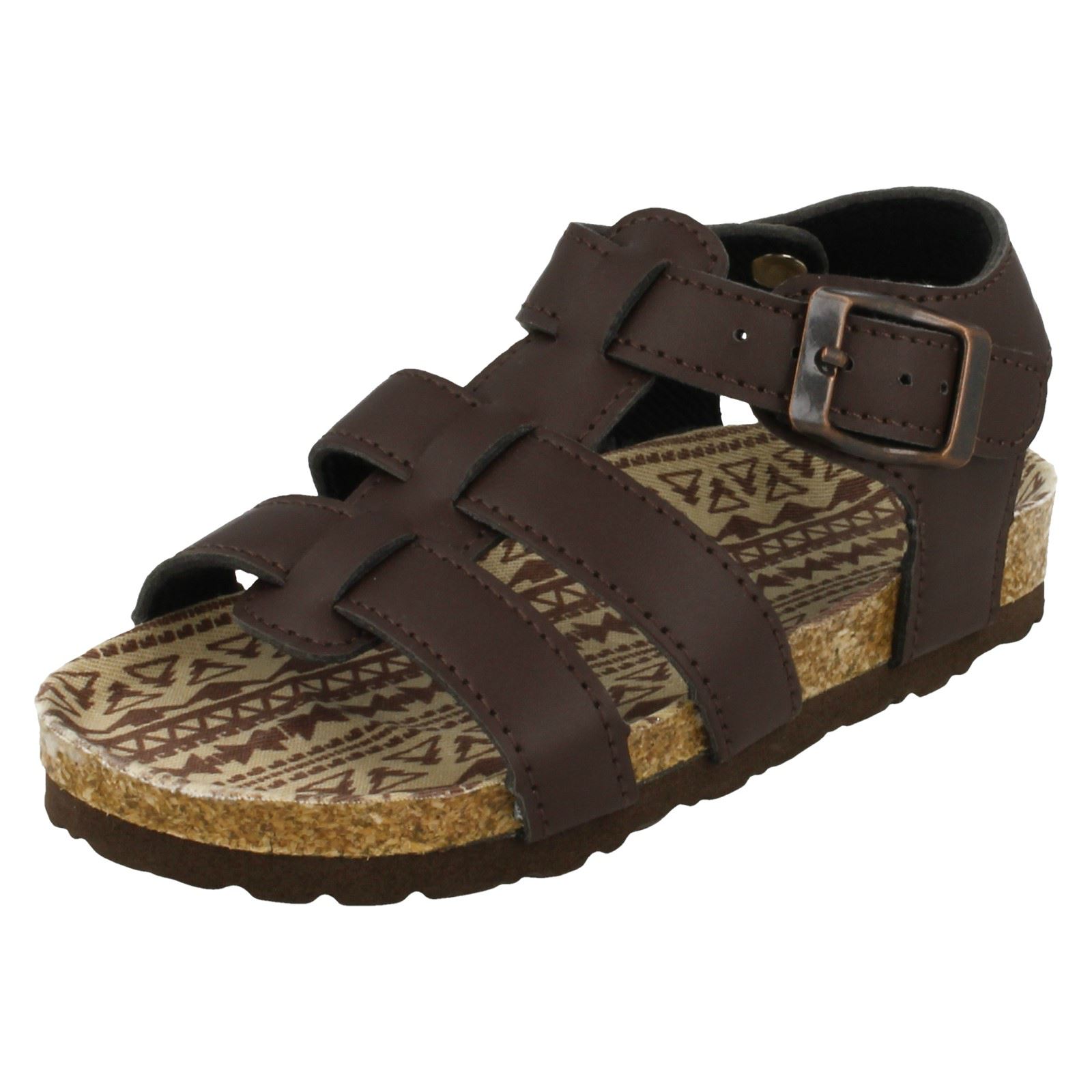 Ragazzi Piatto Sandali con Cinturino