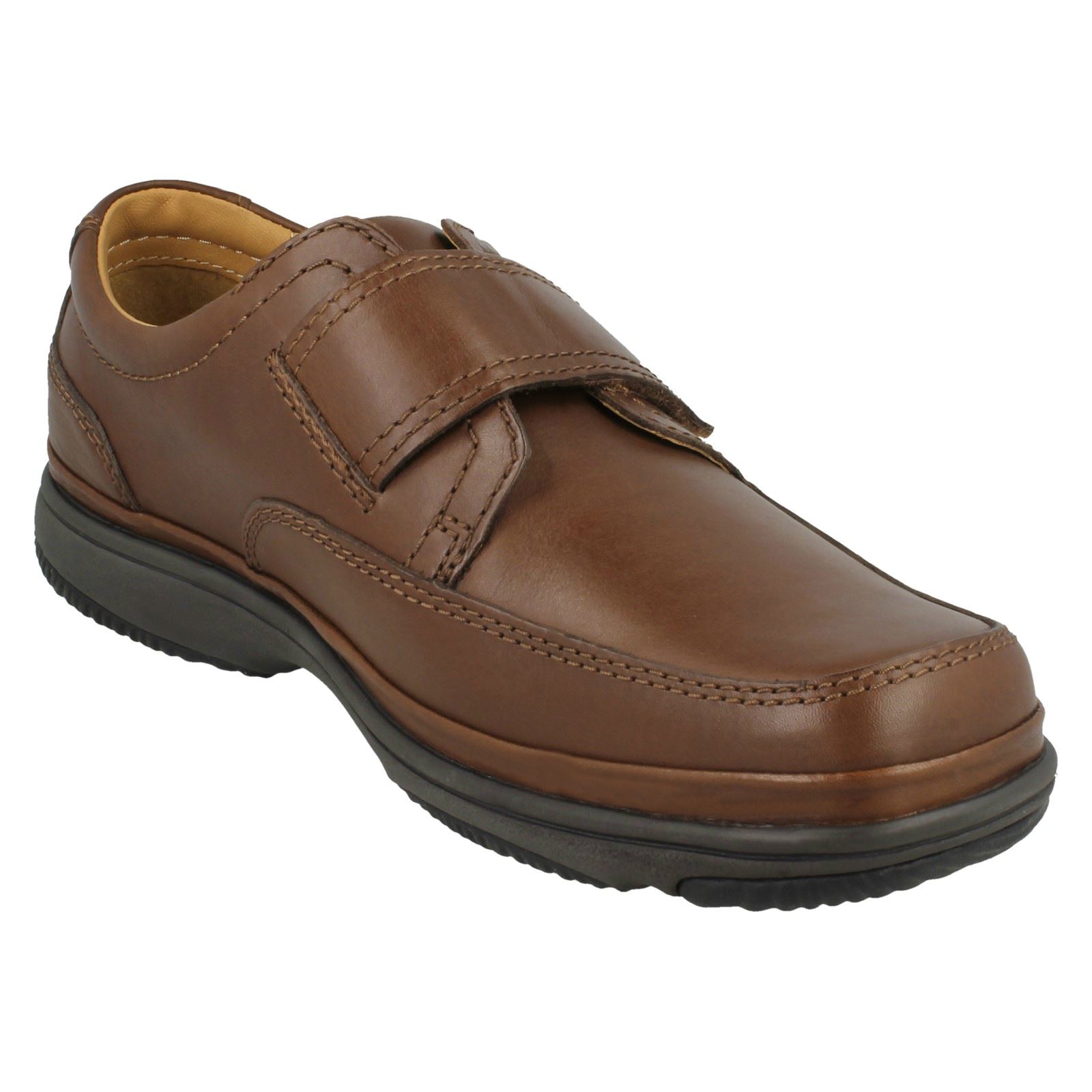(UK 6, Brown) Mens Clarks Wide Casual Shoes Swift Turn - H Fit