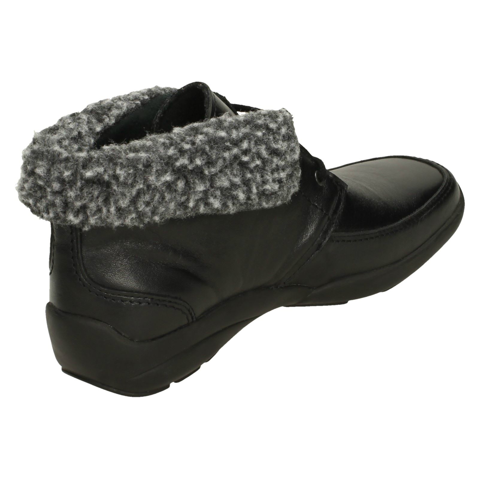Ladies BELL Leather Lace Up Ankle Boots By Easy B EE Fit £35.00