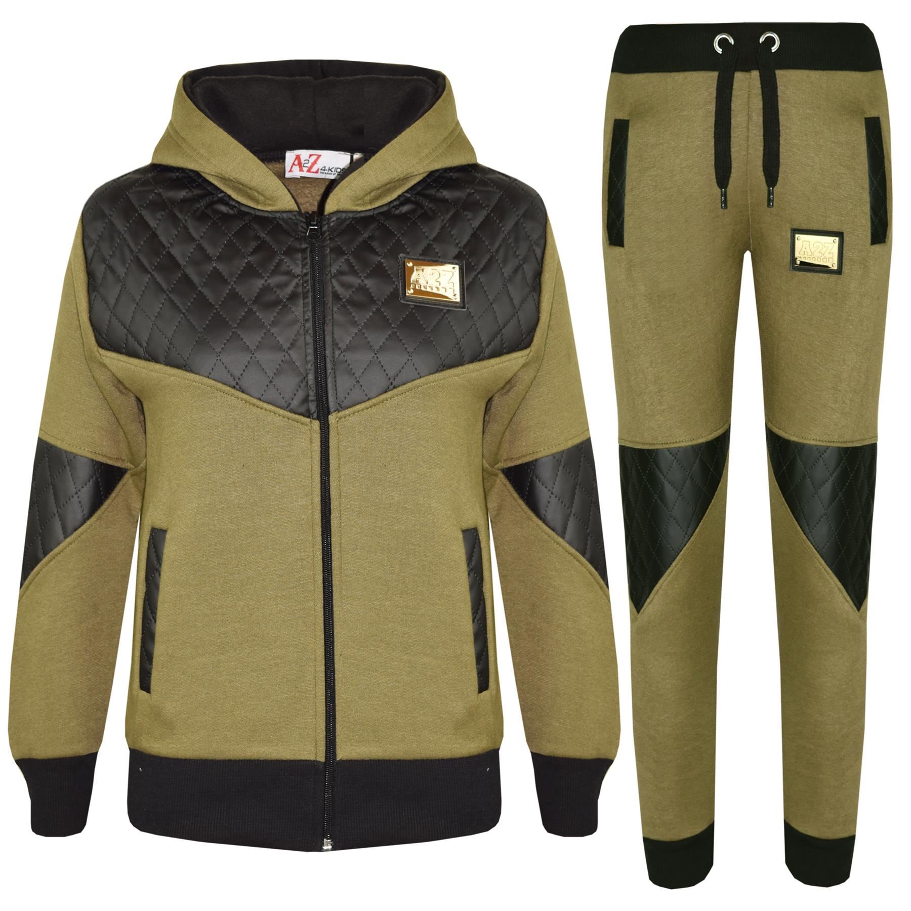 Bambini Tuta Ragazze Designer A2Z Progetto Top Fondo da Jogging 7-13 Yr con zip