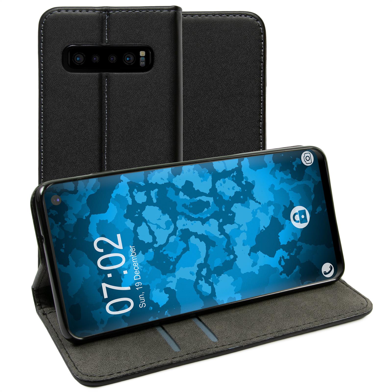 PhoneNatic - Book Phone Case Cover Wallet Case - Black - Picture 124 of 160