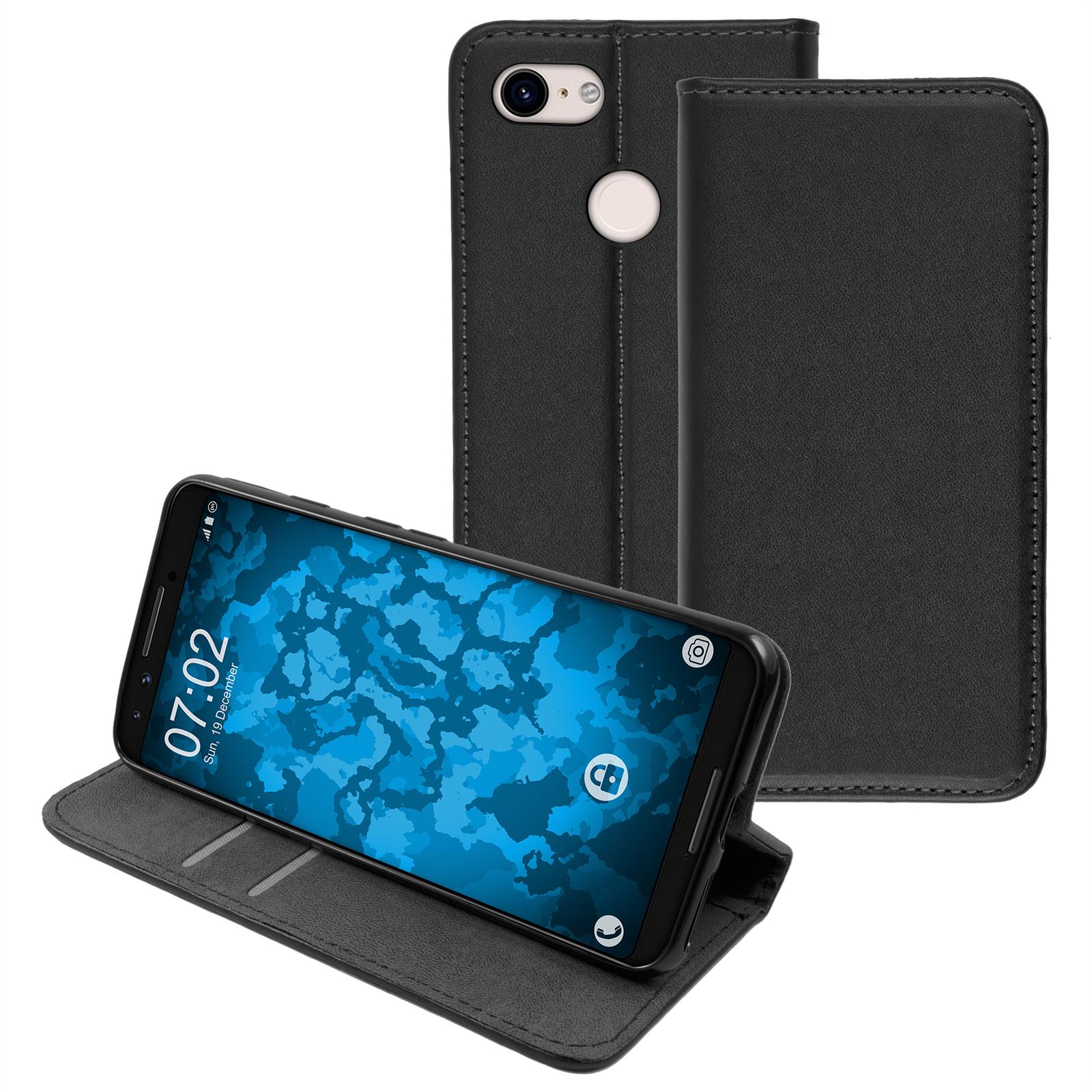 PhoneNatic - Book Phone Case Cover Wallet Case - Black - Picture 15 of 160