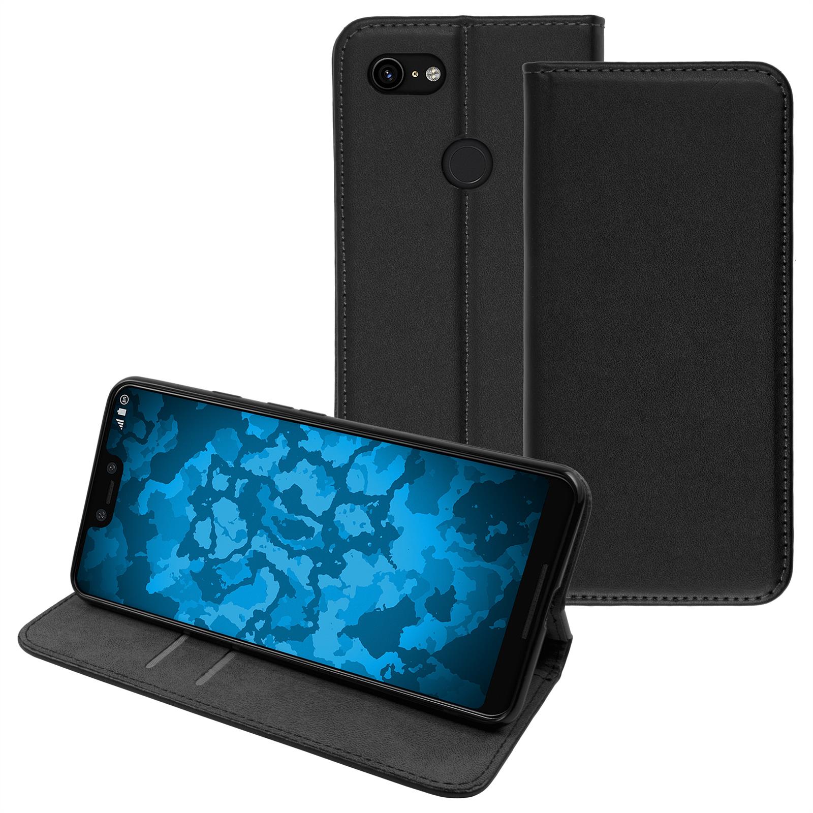 PhoneNatic - Book Phone Case Cover Wallet Case - Black - Picture 16 of 160