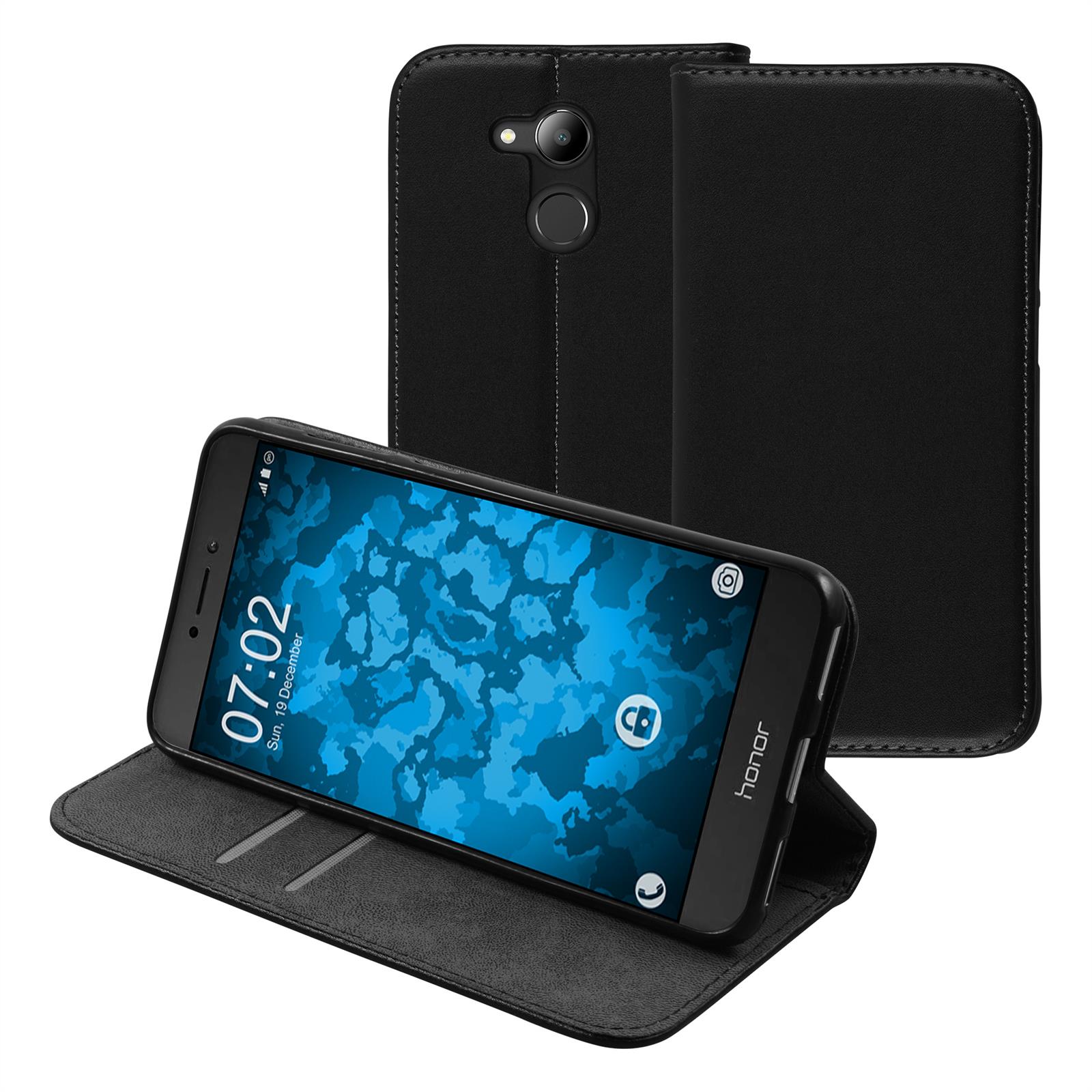PhoneNatic - Book Phone Case Cover Wallet Case - Black - Picture 19 of 160