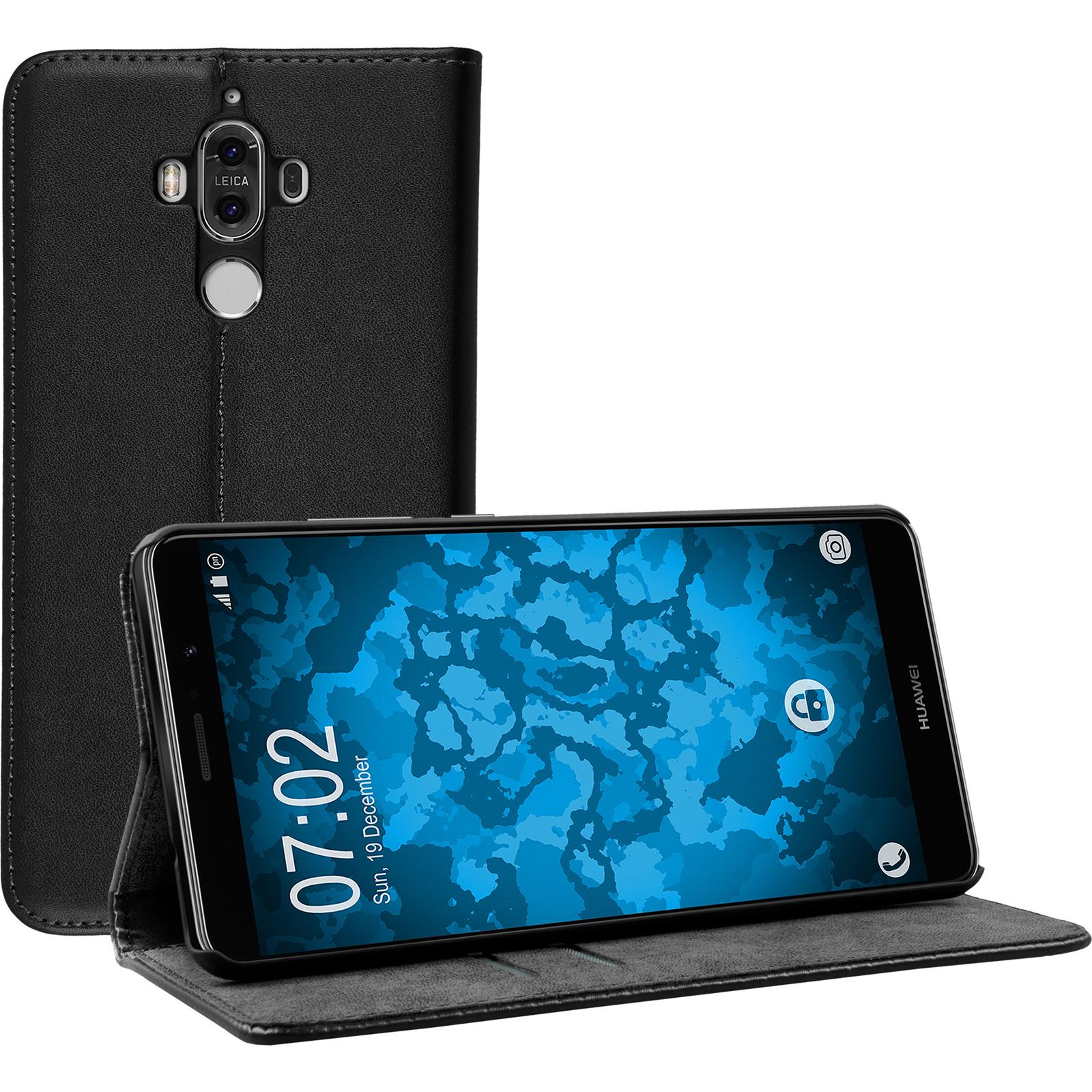 PhoneNatic - Book Phone Case Cover Wallet Case - Black - Picture 45 of 160