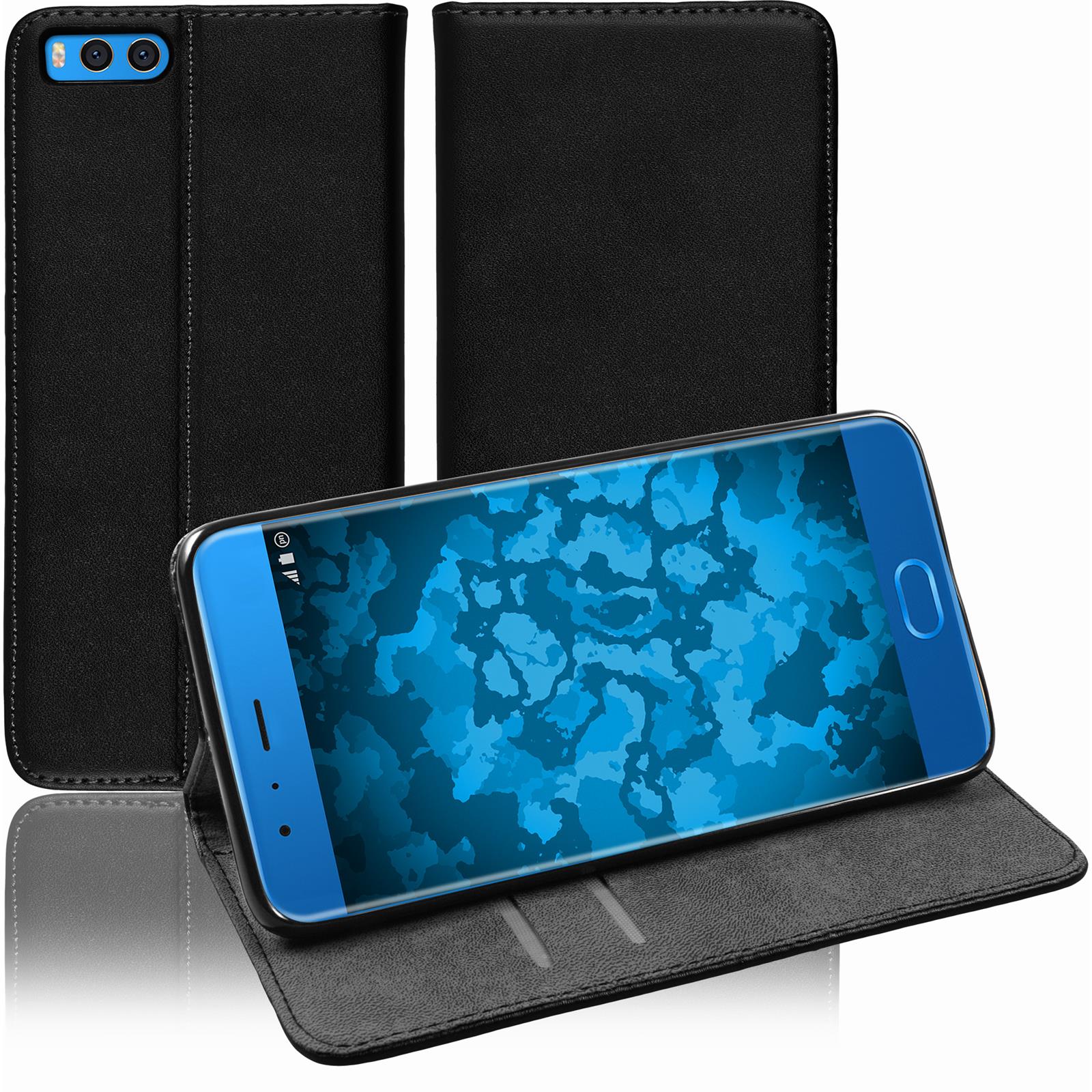 PhoneNatic - Book Phone Case Cover Wallet Case - Black - Picture 157 of 160