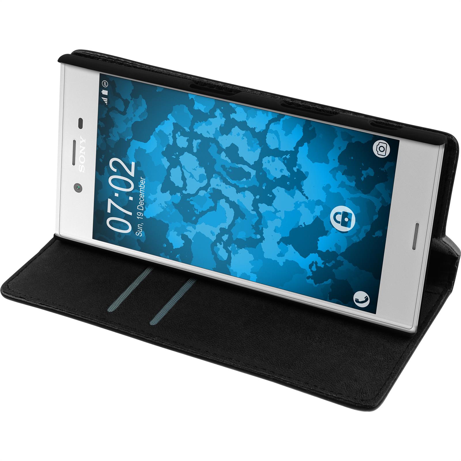 PhoneNatic - Book Phone Case Cover Wallet Case - Black - Picture 144 of 160