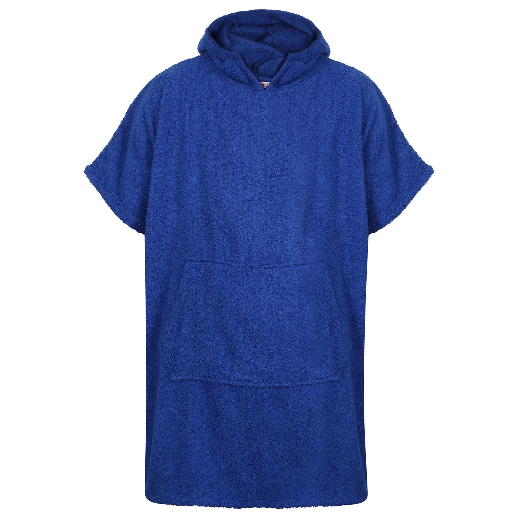 Bambini Asciugamano Poncho Accappatoio Morbido Spiaggia Nuoto Ragazze Regalo blu