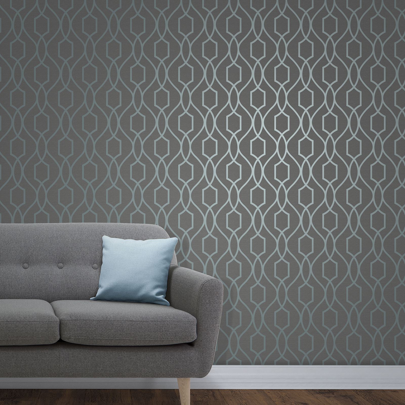 GEOMETRIC METALLIC WALLPAPER FINE DECOR APEX & WOW METRO ROSE GOLD COPPER BLUE eBay