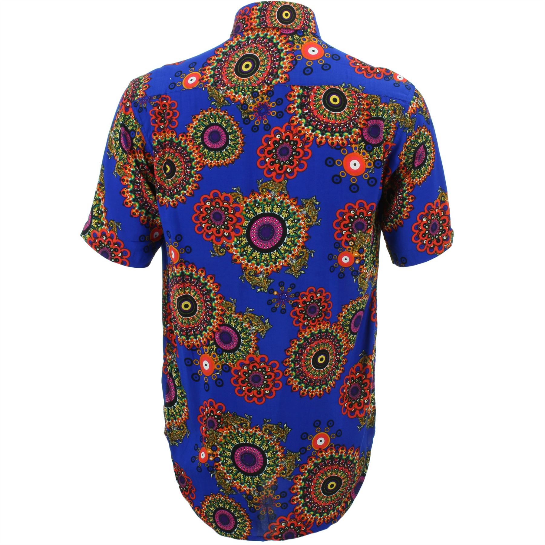 Herren Hemd LOUD Originals Regular Fit Burger weiß Retro Psychedelic Fancy Herren Hemd LOUD Originals Regular Fit Burger weiß Retro Psychedelic Fancy