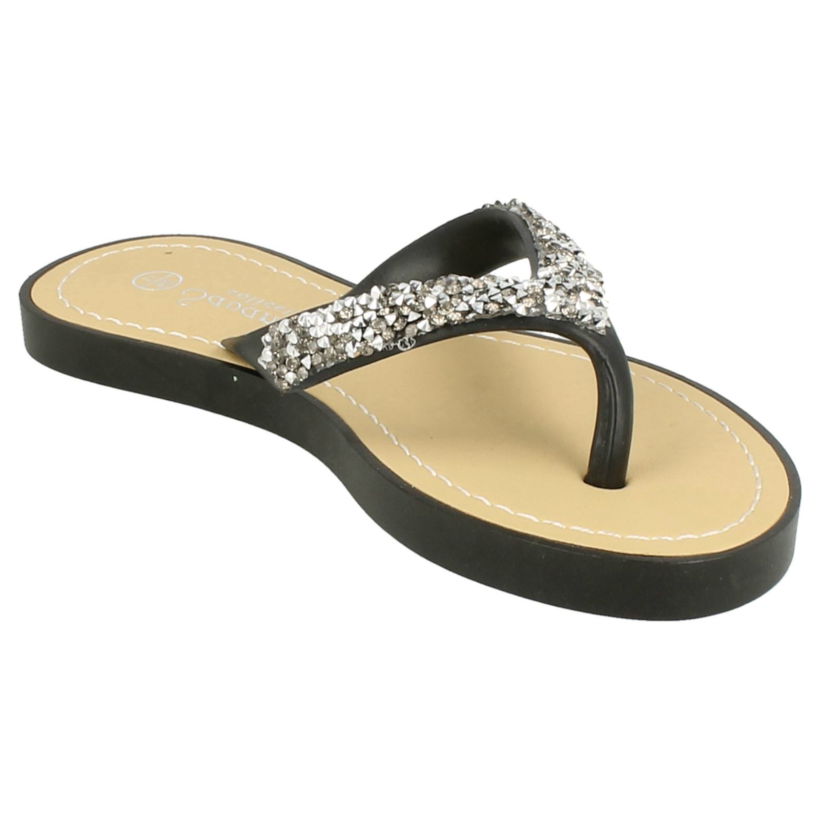 Girls Savannah Slip On /'Flip Flops/'
