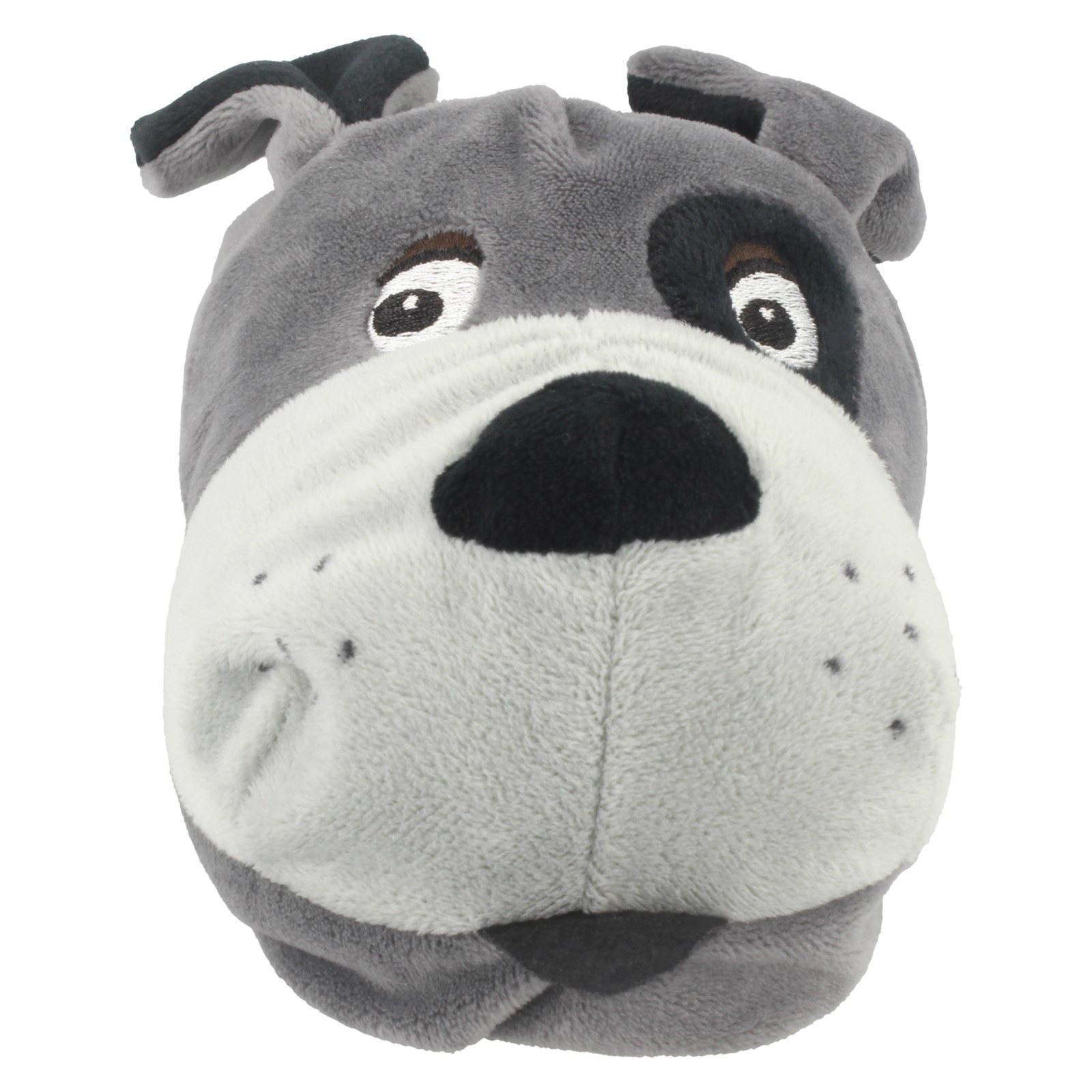 'Unisex Junior Spot On' Flat Novelty Dog Slippers X2R073 'Unisex Junior Spot On' Flat Novelty Dog Slippers X2R073