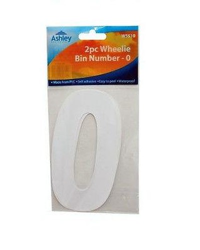 Furniture Legs Large Wheelie Bin Number Self Adhesive Stick On Sticker 
