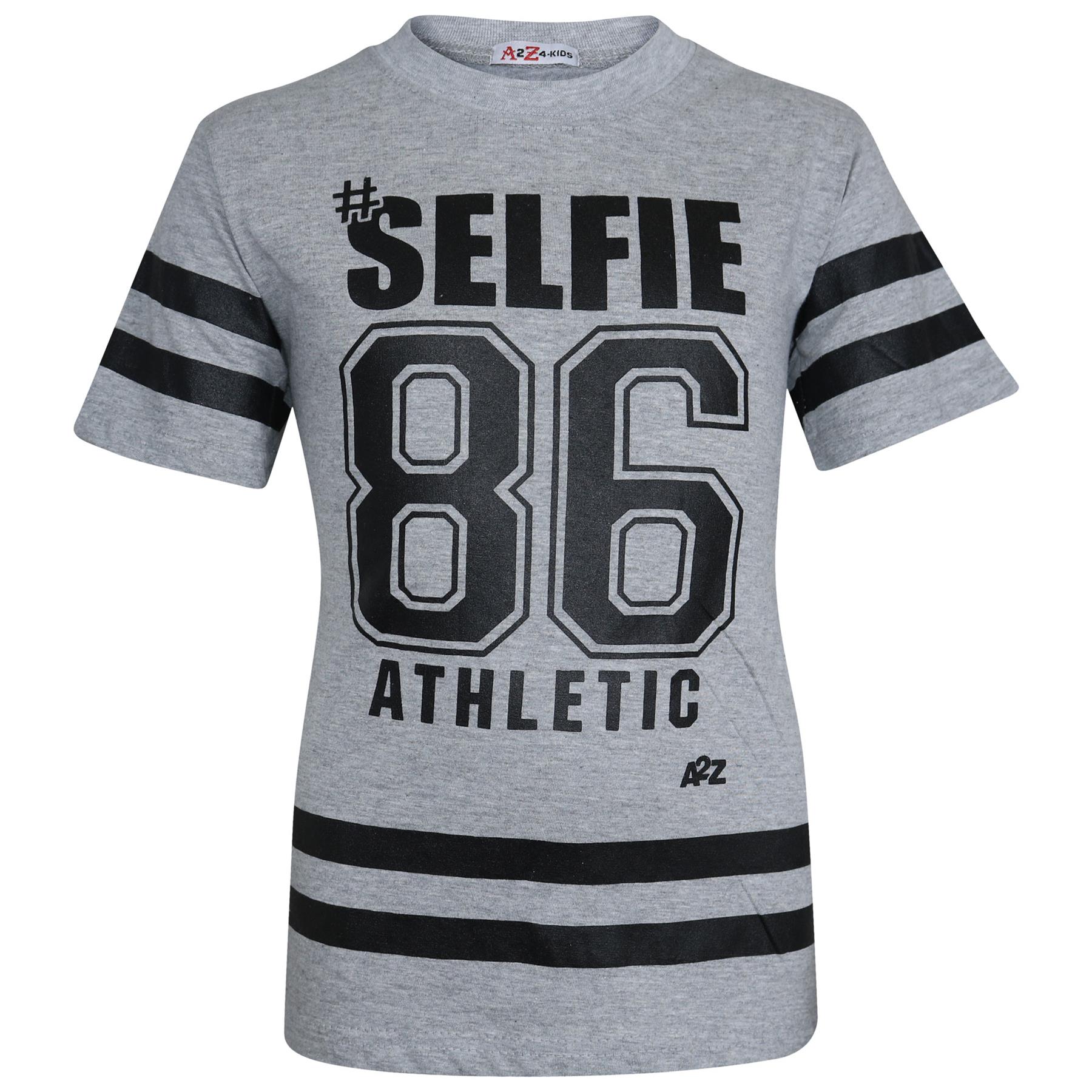 Maglia per Bambino di Design # Selfie Camouflage T /& Set Pantaloni 7-13 Anno