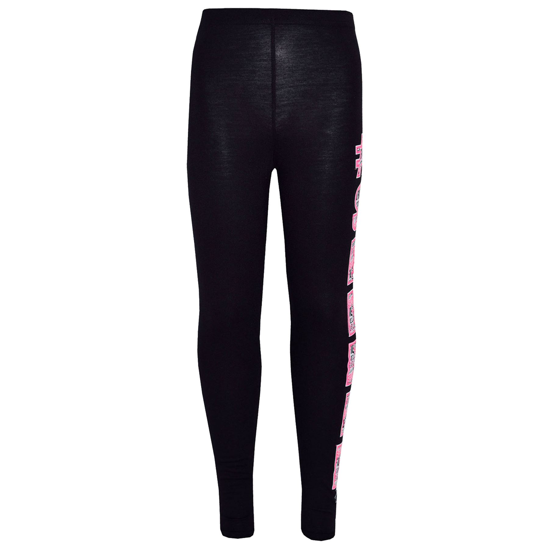 Girls Top Kids # Selfie Print Designer T-Shirt & Graffiti Leggings Set - Picture 5 of 18