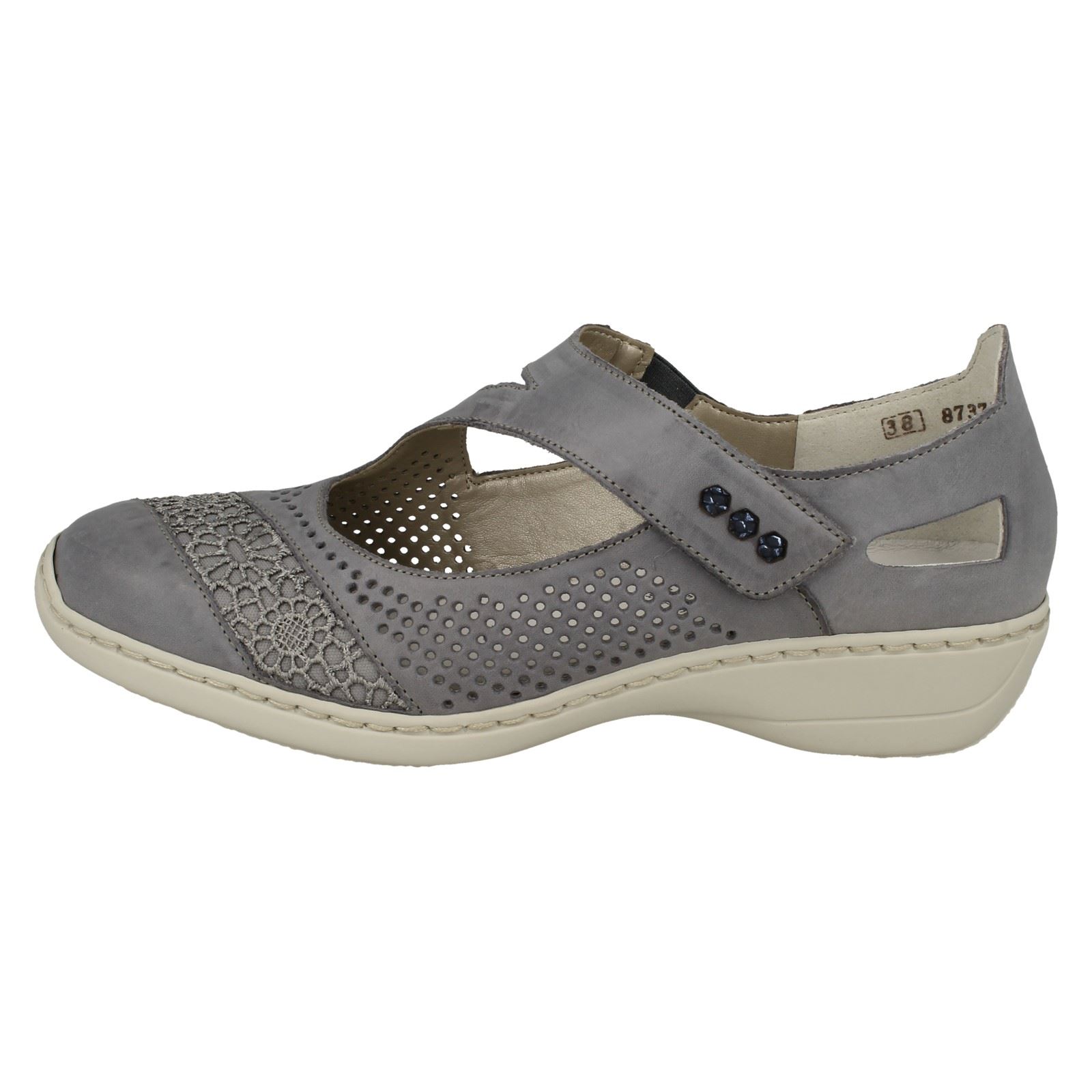 Ladies Rieker 41346 Casual Flat Shoes | eBay