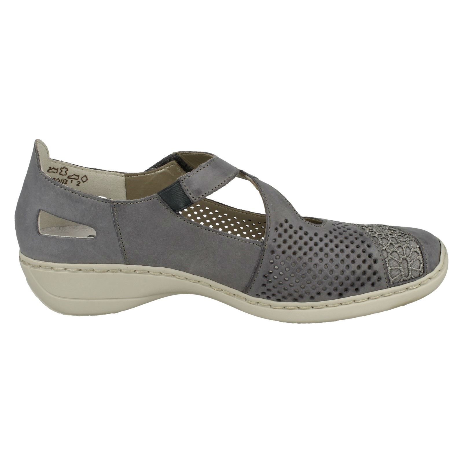 Ladies Rieker 41346 Casual Flat Shoes | eBay