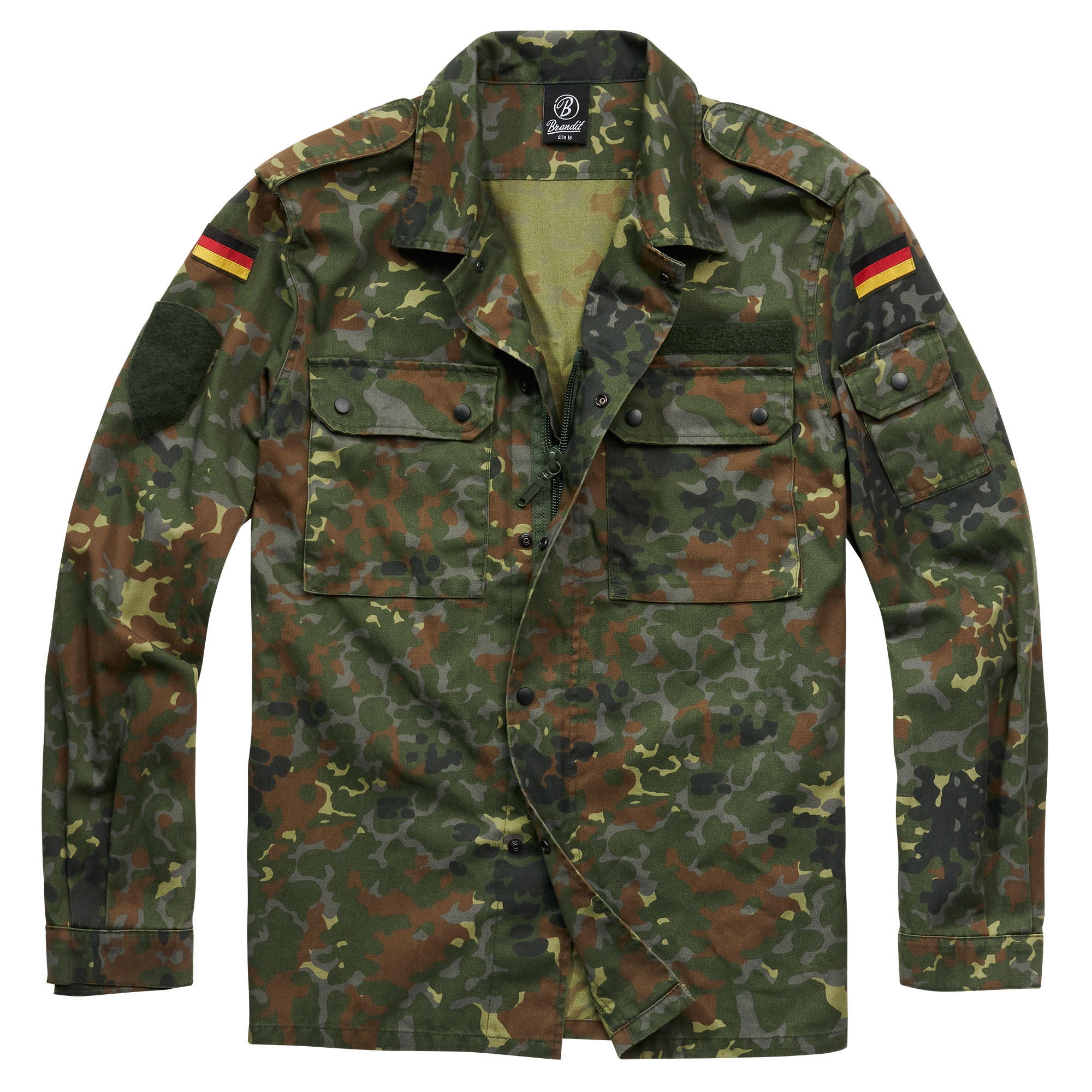 Parka D'Hiver Brandit BW Bundeswehr - Style Militaire Avec Capuche Et Doublure Sherpa - Neuf Avec Étiquettes