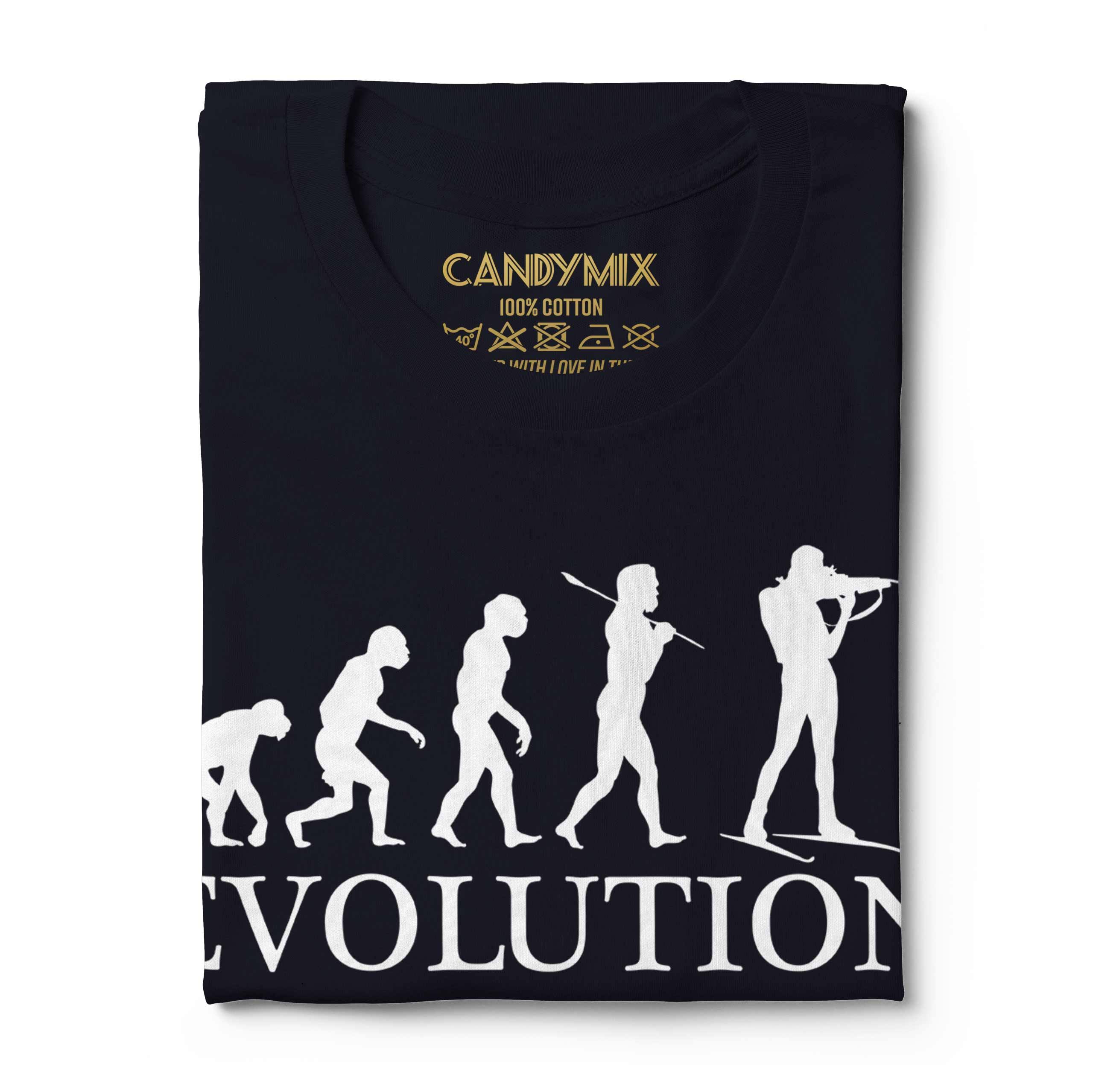 BIATHLON EVOLUTION OF MAN MENS T-SHIRT TEE TOP GIFT ACCESSORIES - Picture 20 of 21