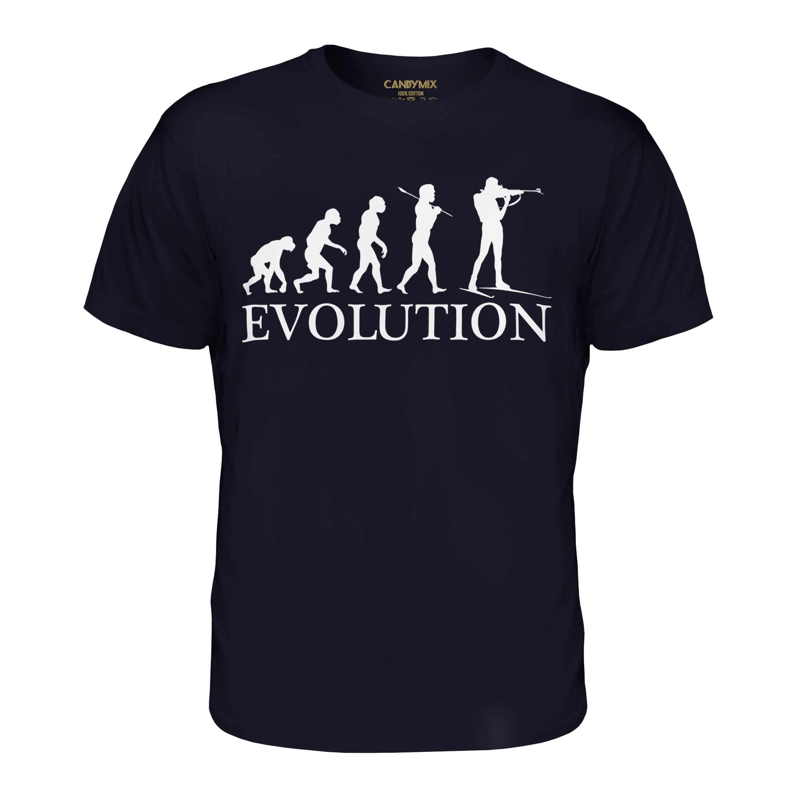 BIATHLON EVOLUTION OF MAN MENS T-SHIRT TEE TOP GIFT ACCESSORIES - Picture 18 of 21