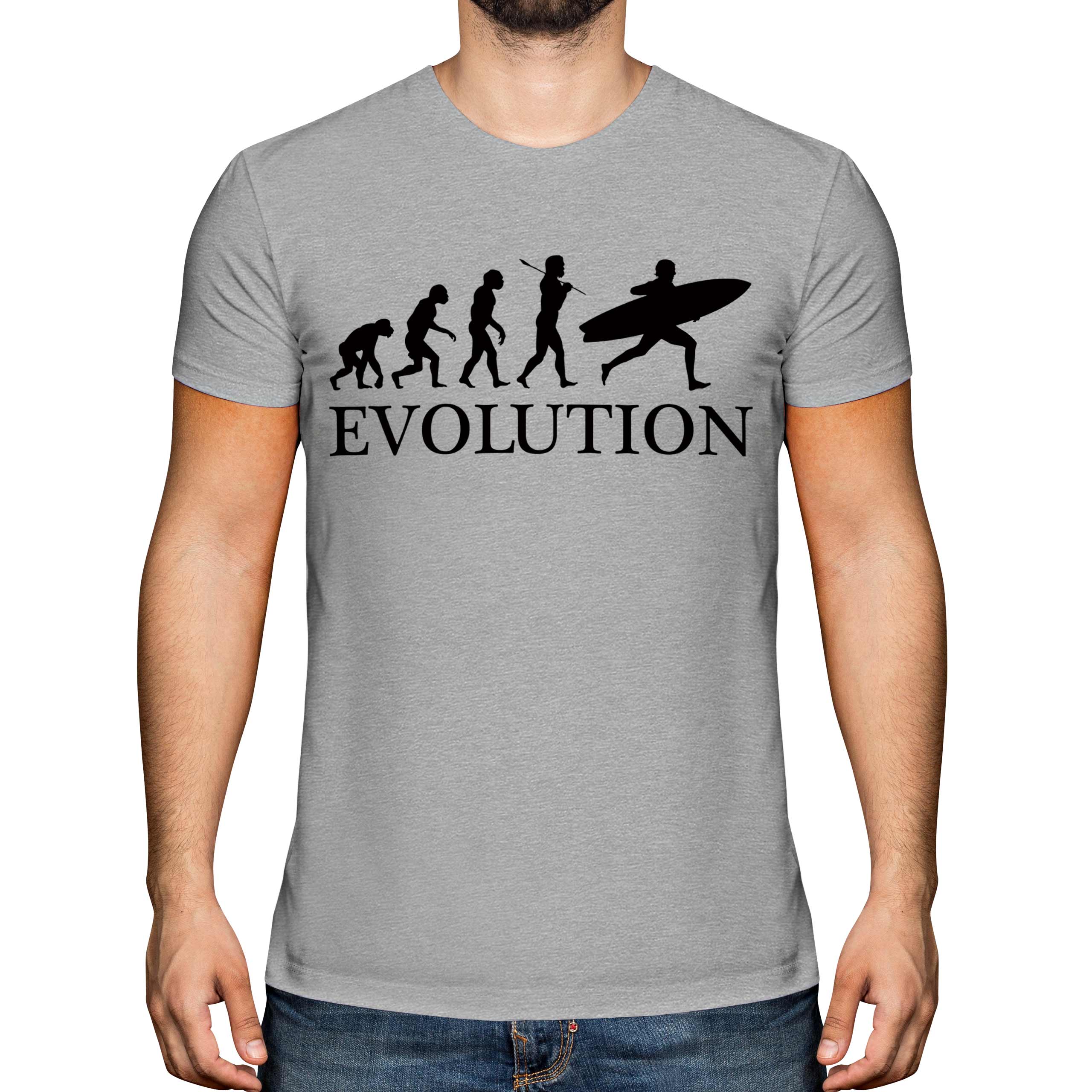 Socorrista Evolution Of Man Hombre Camiseta Top Regalo Ropa Surfero