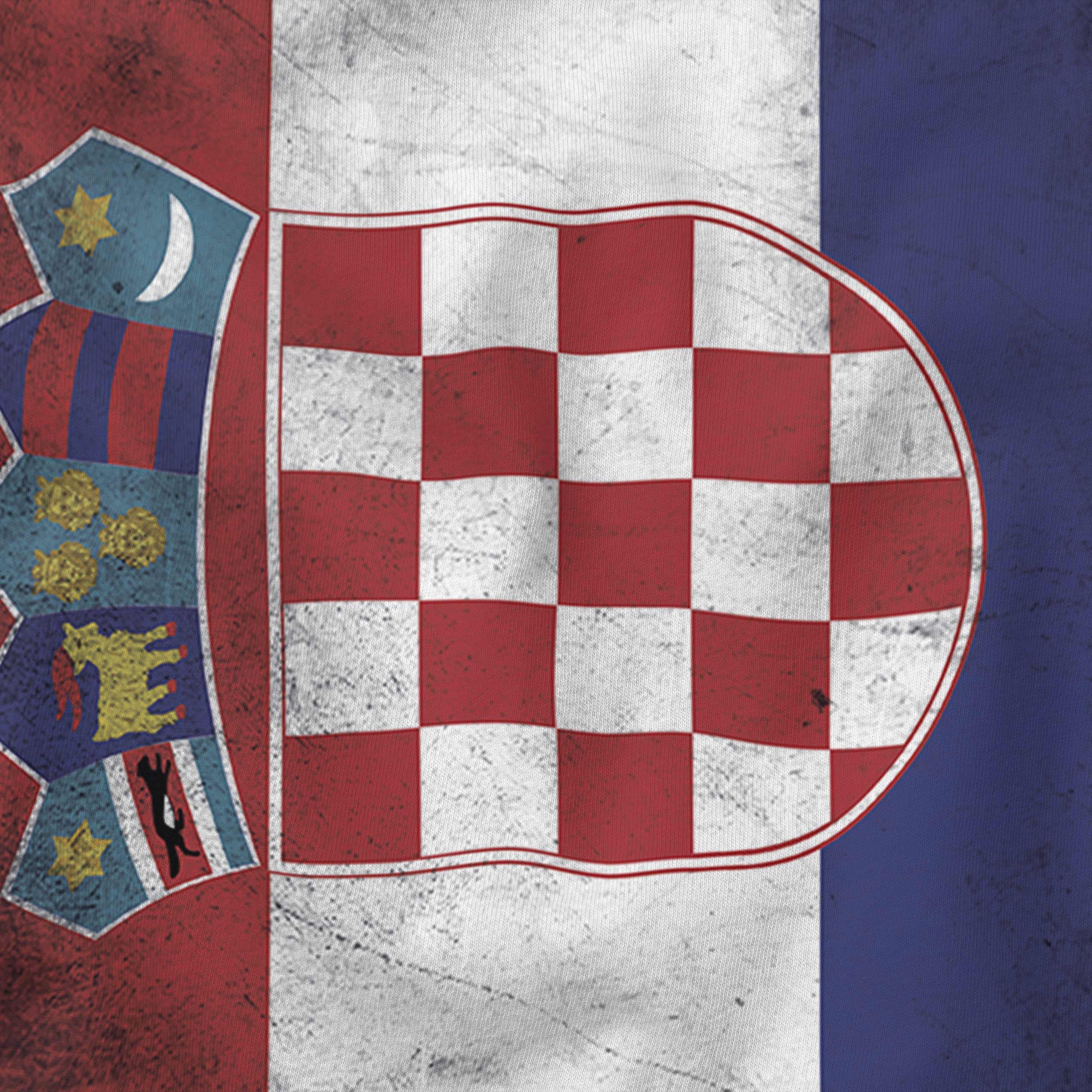 CROATIA FADED FLAG MENS T-SHIRT TEE TOP HRVATSKA FOOTBALL CROATIAN GIFT SHIRT - Picture 19 of 21