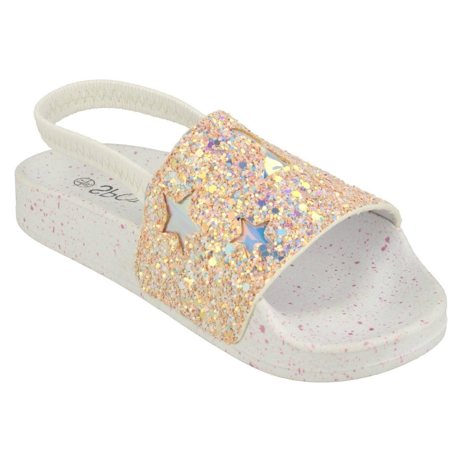 schuh glitter sliders