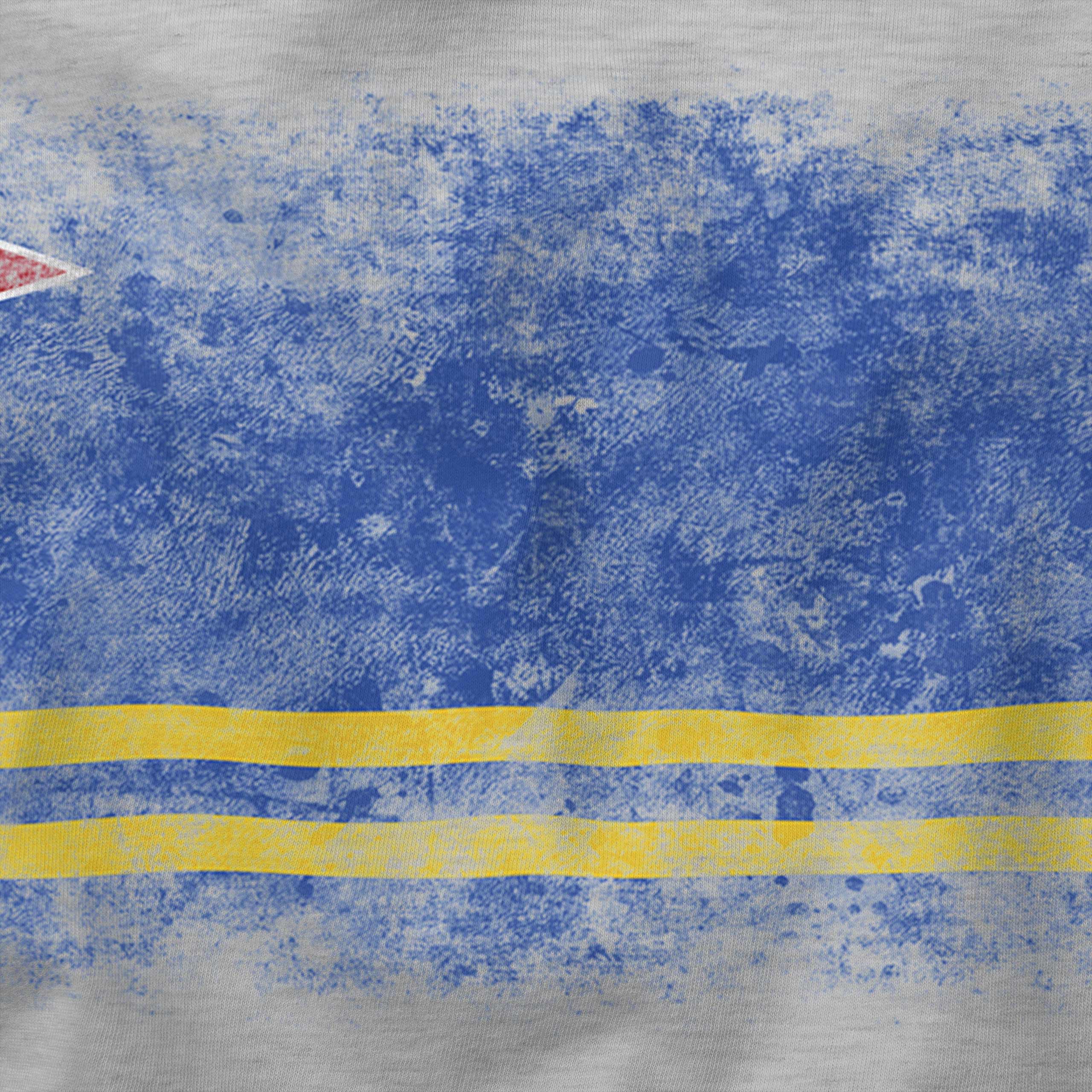 ARUBA DISTRESSED FLAG MENS T-SHIRT TOP ARUBAN SHIRT FOOTBALL JERSEY GIFT - Picture 14 of 21