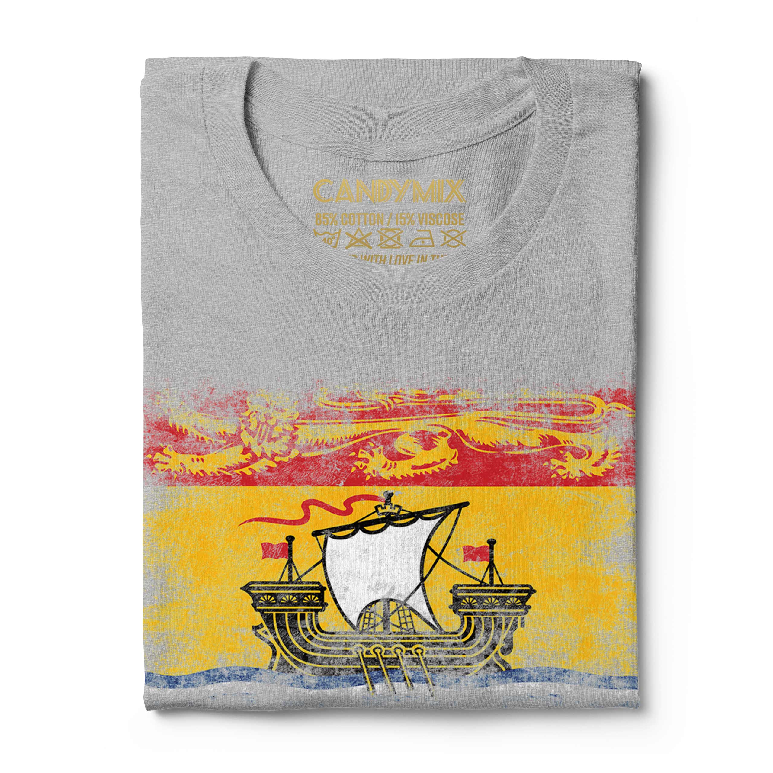 Nuovo Brunswick Affliggere Bandiera Uomo T-Shirt Maglia Regalo Abbigliamento - Picture 15 of 21