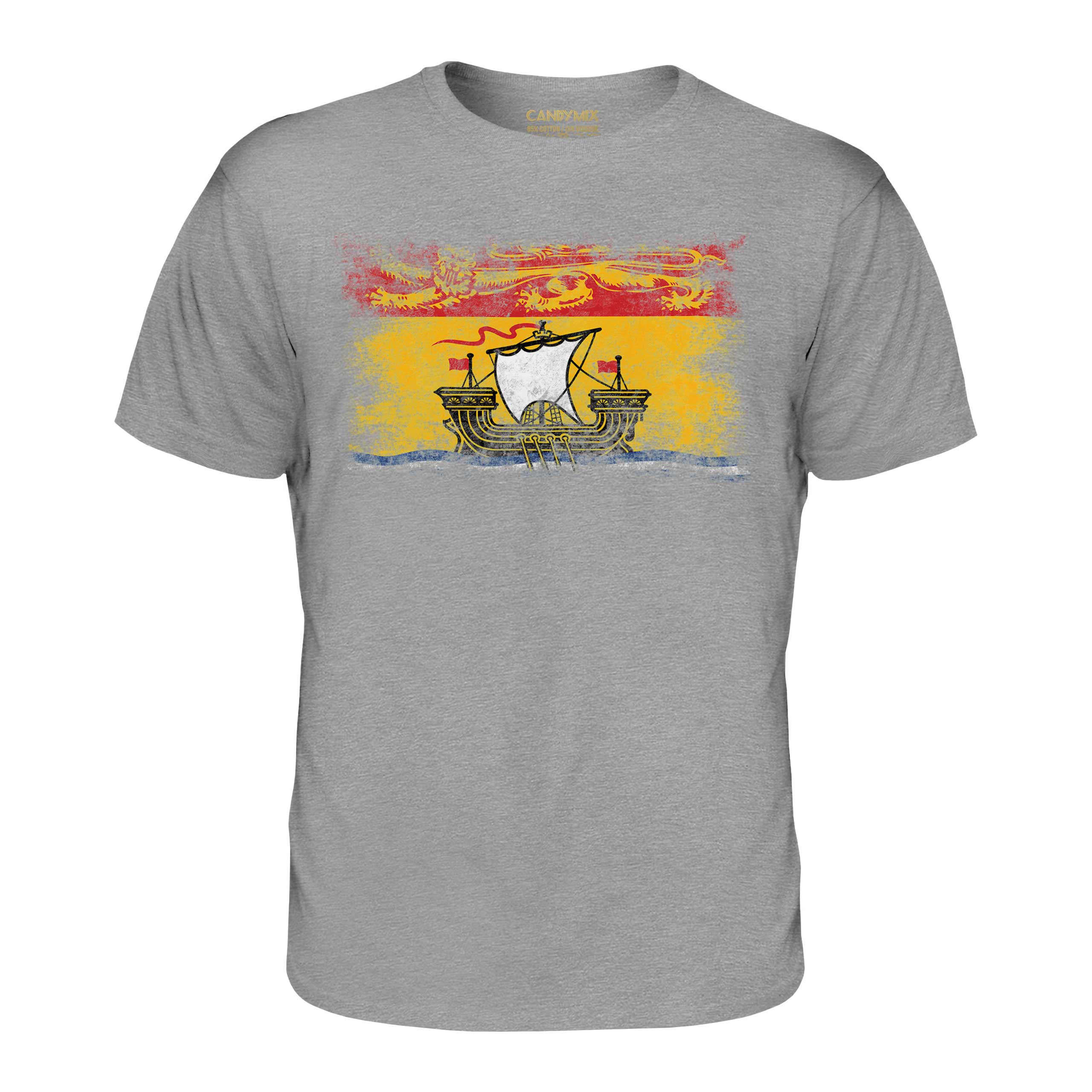 Nuovo Brunswick Affliggere Bandiera Uomo T-Shirt Maglia Regalo Abbigliamento - Picture 13 of 21