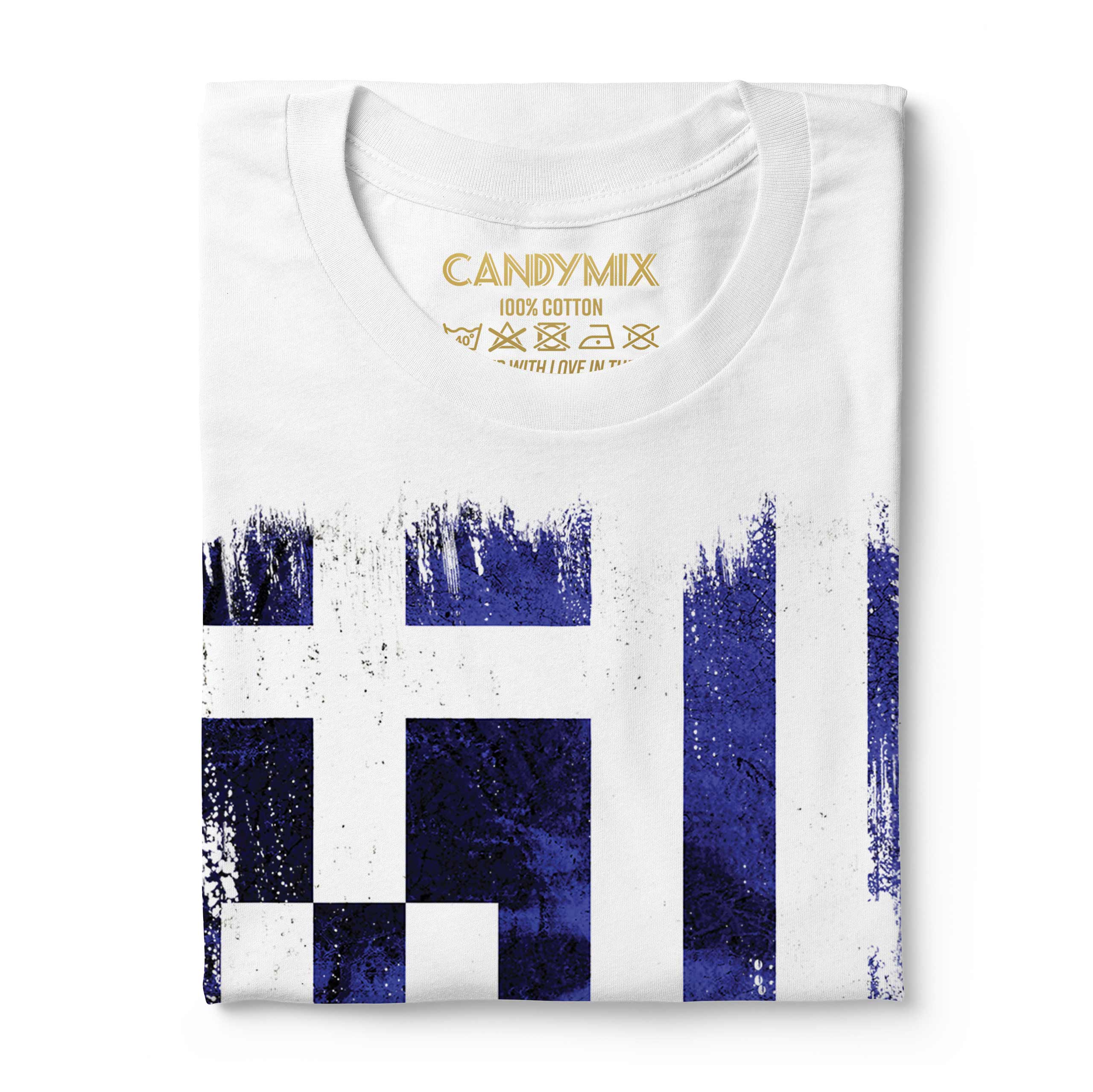 Grecia Bandiera Grunge da Uomo T-Shirt Hellas Greco Ellada Ellenica Greco - Picture 5 of 21