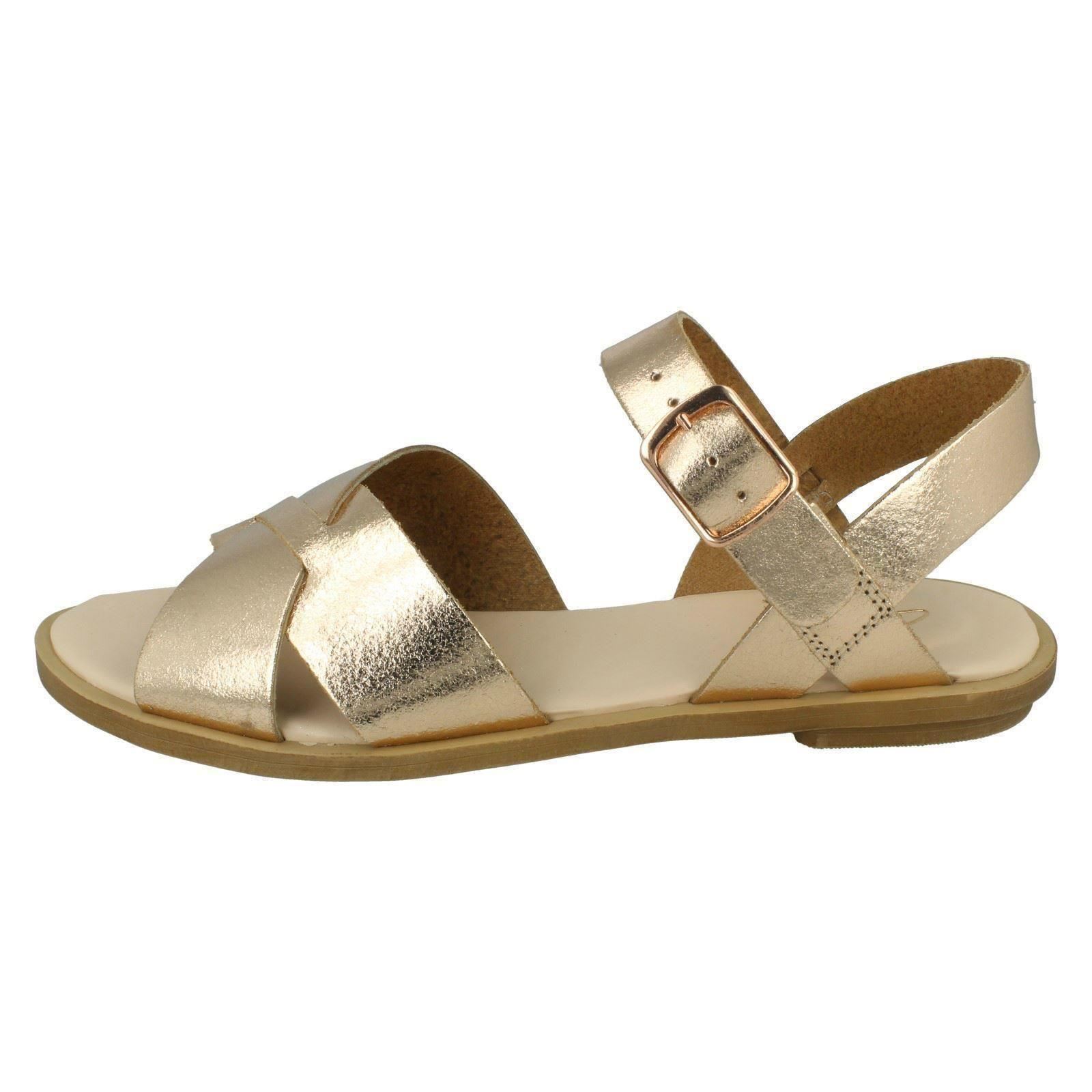 clarks willow gold sandals