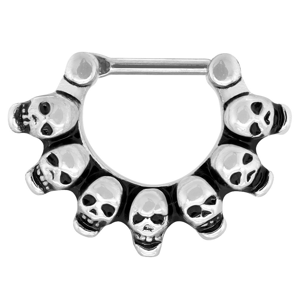 Intimo Orecchio Piercing Gioiello Clip Anello Bcr 1,2mm Con - Foto 10