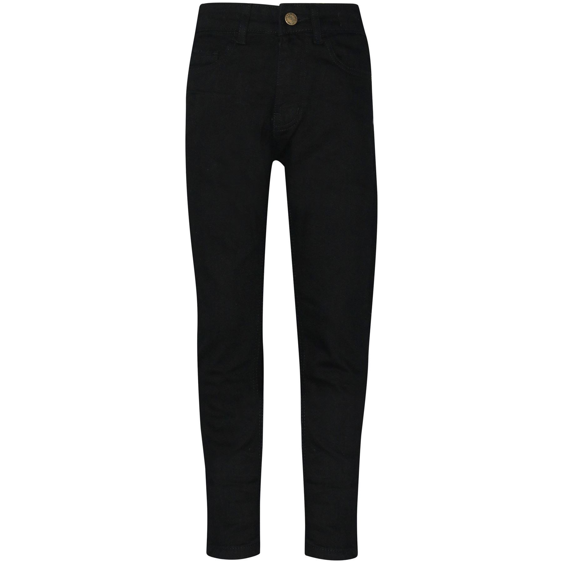 Bambini Sbiadito Jet Comfort Stretch Pantaloni Ragazzi Età 5-13 jeans denim nero