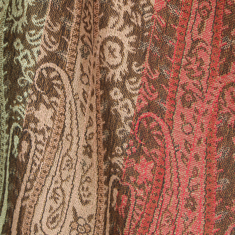 Very Moda Women/'s Two Sides Long Large Paisley Print Fringed Soft Pashmina Scarf