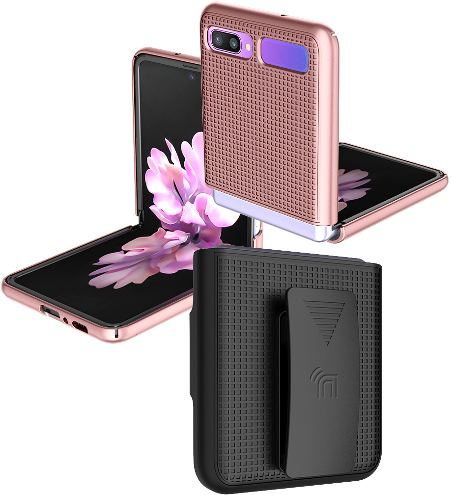 Hard Protector Case Cover + Belt Clip Holster for Samsung Galaxy Z Flip